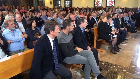 Distintas personalidades y amigos despiden a Emilio Huerta �Triqui� en una  ceremonia civil celebrada en Oviedo