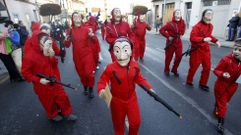 Desfile de comparsas del 2020, el �ltimo que pudo celebrarse en Monforte
