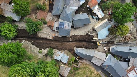 Imagen del pueblo de A Bouza, en Viana do Bolo.