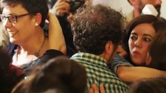 As� se vivi� la noche electoral en la sede de Compostela Aberta�