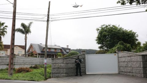 Vivienda registrada en Rubi�ns, Vilagarc�a, desde primera hora de la ma�ana de este mi�rcoles.