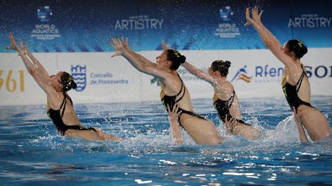 Campeonato del mundo de nataci�n sincronizada en Pontevedra