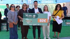La entrega de los cheques Merca no teu comercio del Consorcio de Comercio de Galicia