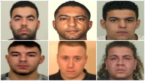 Los principales investigados: Mohamed Maadouri, Faysal El Ouardani, Fouad Hammoudi, Mohamed Yas�n, Johnny de Keijzer y Brain Van Den Berg


