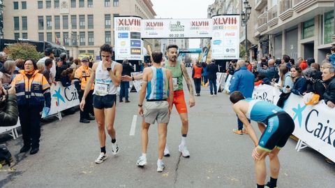 En la meta de la San Marti�o.