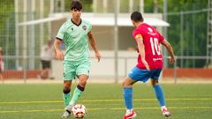 Pablo Ros�n, en un partido con el filial del Levante