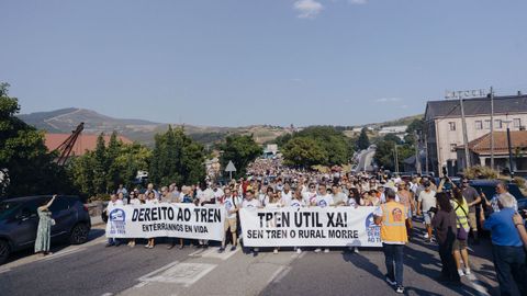 Manifestacin en A Gudia.