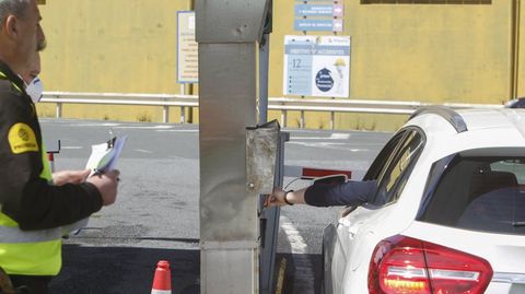 Un trabajador de seguridad, en el astillero de Fene, en una imagen de archivo