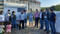 Inauguraci�n del nuevo �rea de autocaravanas en Caldas de Reis
