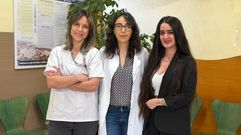 La unidad de tuberculosis de Ourense est� integrada por la enfermera Cristina L�pez, la neum�loga Raquel Dacal y la trabajadora social Mar�a Su�rez.