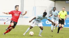 El CD Estradense cort� este domingo una racha de tres derrotas (en la imagen, la �ltima, la semana anterior, frente al Viveiro)