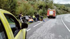 En la Ou-540 se registr� un accidente a las 14.30 horas de este domingo