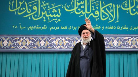 El l�der supremo de Ir�n, Al� Jamen�i.