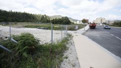 En la parcela donde estar� el parque, en el centro urbano de Xove, ya se ha realizado el desmonte