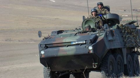 Veh�culo de combate Pira�a de la Armada Espa�ola