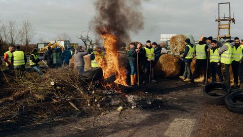 Corte de la A-52 en Xinzo