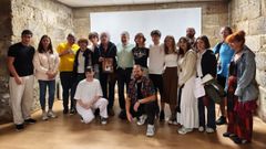 Los participantes en el campo de trabajo