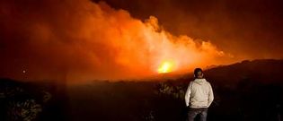 Las llamas afectaron a varias hect�reas de monte raso pero pudo ser controlado por los equipos de extinci�n.