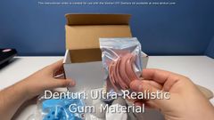 Captura de uno de los v�deos de internet que ofrecen material para hacer dentaduras caseras