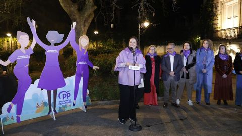 Acto del PP con motivo del 8M en la ciudad de Ourense