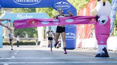 Carrera de la Mujer.La ganadora de la Carrera de la Mujer