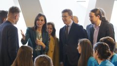 La reina Letizia, Pablo Iglesias y Feijoo acuden al �gora para la entrega de los Premios Fundaci�n Princesa de Girona