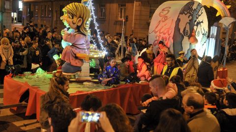 La cabalgata abarrot� las calles de Ferrol