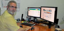 Arturo Casar Sarasola es el responsable del servicio de teledocencia que desarrolla el proyecto FaiTIC.