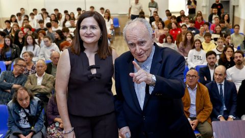 Alonso Montero,�na homenaxe�no instituto �lvaro Cunqueiro en outubro do 2025