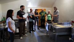 Una visita a la empresa apcola O Galeirn dentro de una edicin anterior del programa Os camios dos sabores