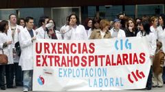 Paro m�dico por las urgencias extrahospitalarias en abril del 2007.