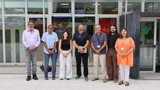 Investigadores y miembros del CITIC en compa��a del investigador del MIT Emery Brown