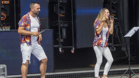 Miguel Lema y Noelia Leis, do D'Festa, son los integrantes de la comisin