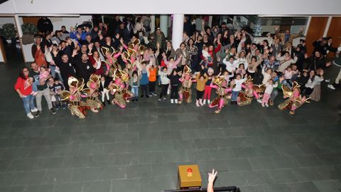 Encendido de las luces navideas en Boiro.