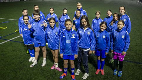 Las pequeas futbolistas estn muy ilusionadas con esta nueva andadura.