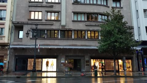 Estado actual del edificio en el que estaba el cine Aramo