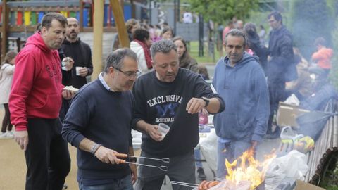 Fiesta de San Xon en la plaza Elptica de Los Rosales