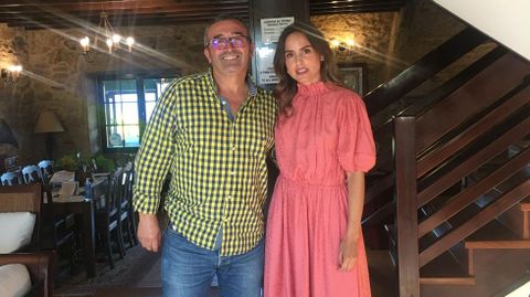 Con Juan Boullosa, del Spa Finisterrae de Fisterra, en el 2020