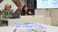 Elena Candia y Ram�n Carballo presentaron el programa de vivienda de Lugo