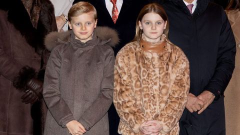 Jacques y Gabriella de M�naco, en una foto a principios de diciembre