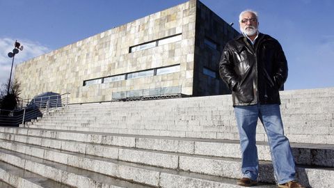Roberto Ara�jo ante en el auditorio, en el 2010.