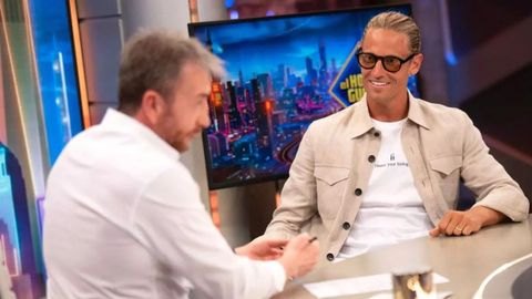 Marcos Llorente, con Pablo Motos en �El hormiguero�