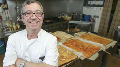 Bautista Mato, nunha imaxe de arquivo, a�nda no seu restaurante A Lareira 