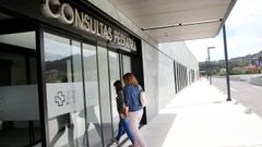 Una de las entradas del Hospital �lvaro Cunqueiro
