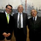 Ayala, V�zquez Martull y Algaba, tras la jornada cient�fica.