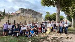 Os expedicionarios do Semescom, en Saint �milion, chea de igrexas e claustros medievais.