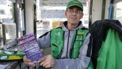 El vendedor de la ONCE Ameur Ajmi reparti� en A Coru�a 10.000 euros en el rasca mega millonario