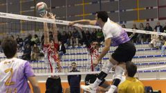 El partido disputado en O Conco