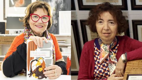 Las escritoras Fina Casalderrey y Marilar Aleixandre