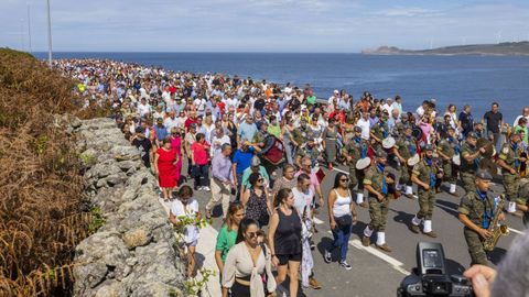 Imagen de la Romara da Barca de Muxa, celebrada el 11 de septiembre del 2022.